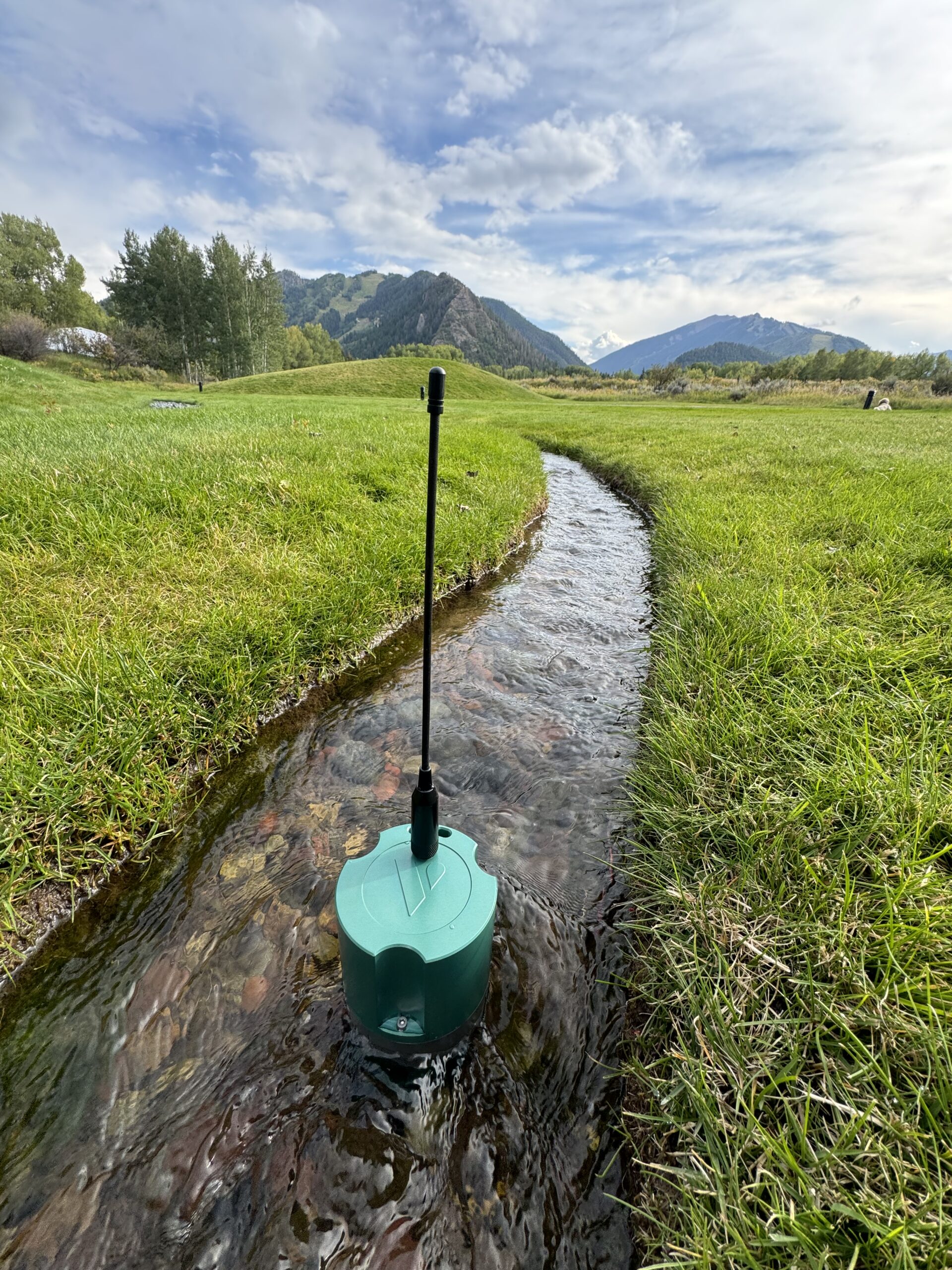 A Lume sensor deployed in a mountain stream